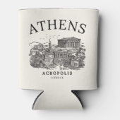 Old-Style Acropolis of Athens Print 缶クーラー (正面)
