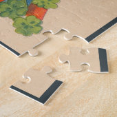 Old Swedish Merry Christmas illustration ジグソーパズル (側面)