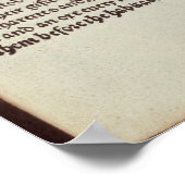 Old Testament text page ポスター (角)