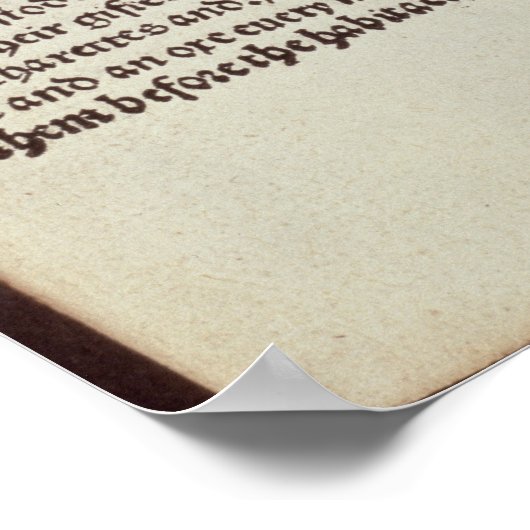 Old Testament text page ポスター (角)