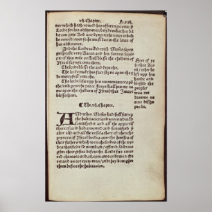 Old Testament text page ポスター