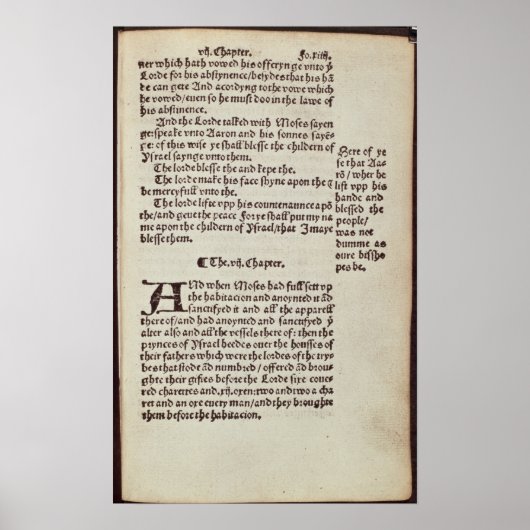 Old Testament text page ポスター (正面)