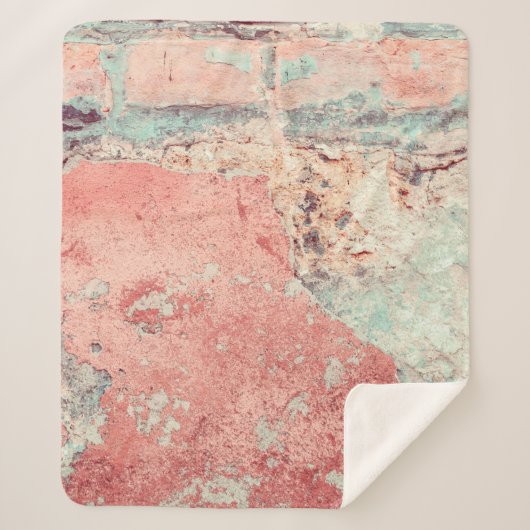 Old textured concrete wall with natural defects. S シェルパブランケット (正面)
