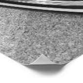 Old Thunderbird白黒ポスター ポスター (角)