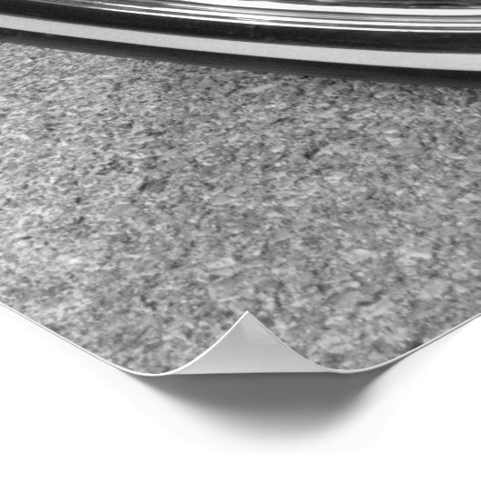 Old Thunderbird白黒ポスター ポスター (角)