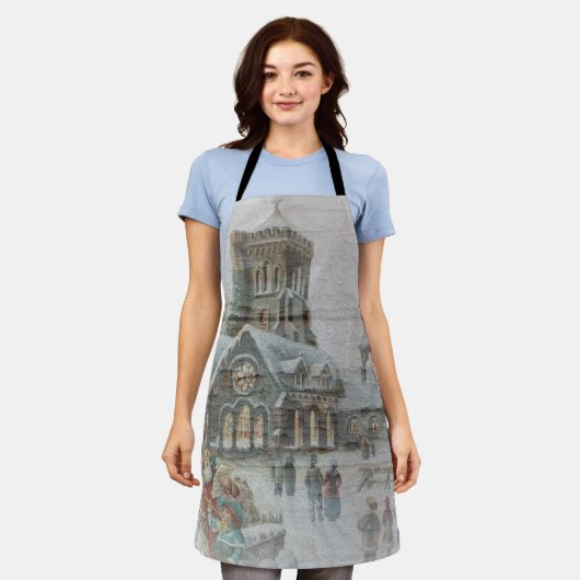 Old Time Santa  エプロン (着用した状態)