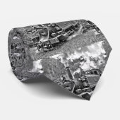 Old Time Steam Train Photo in Black and White ネクタイ (ロール)