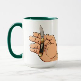 Old Timey Pocketknife Mug for Dads マグカップ