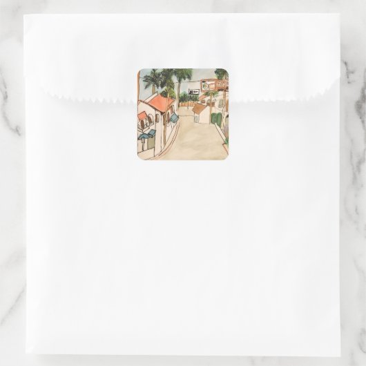 Old Town La Quinta スクエアシール (バッグ)