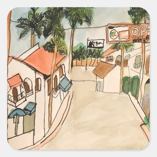 Old Town La Quinta スクエアシール (正面)