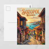 Old Town, Sozopol Bulgaria ポストカード (正面/裏面)