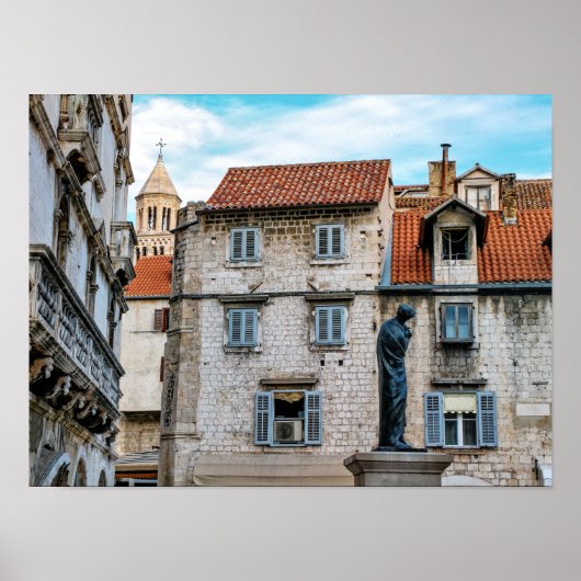 Old town, Split, Croatia ポスター (正面)