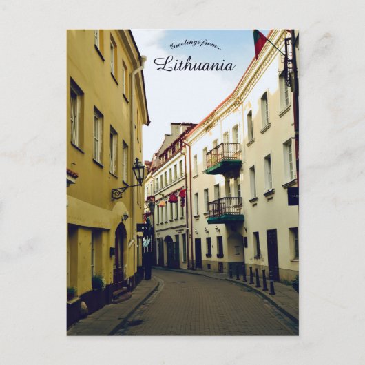 Old Town Vilnius Lithuania ポストカード (正面)