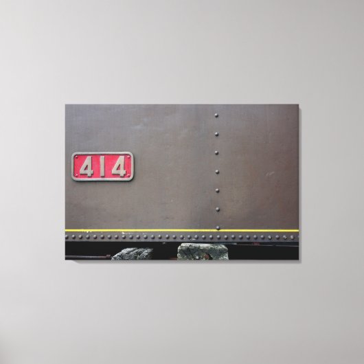 Old Train Mastrouメンテナンス用キャンバス キャンバスプリント (正面)