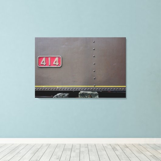 Old Train Mastrouメンテナンス用キャンバス キャンバスプリント (インサイチュ (ウッドフロア))