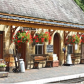 OLD TRAIN STATION   ラウンドシール