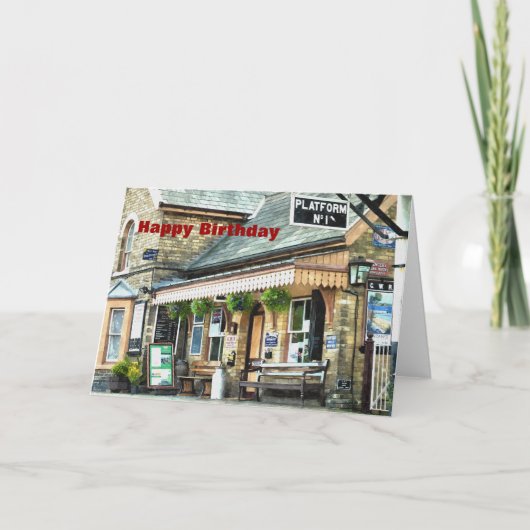 OLD TRAIN STATION UK カード (正面)