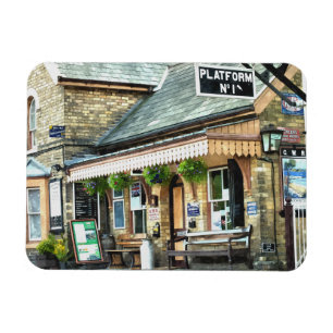 OLD TRAIN STATIONS英国 マグネット