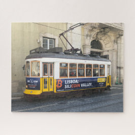 Old Tram in Lisbon Portugal ジグソーパズル