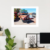 Old vehicles at Seligman, route 66 ポスター (ホームオフィス)