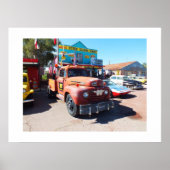 Old vehicles at Seligman, route 66 ポスター (正面)