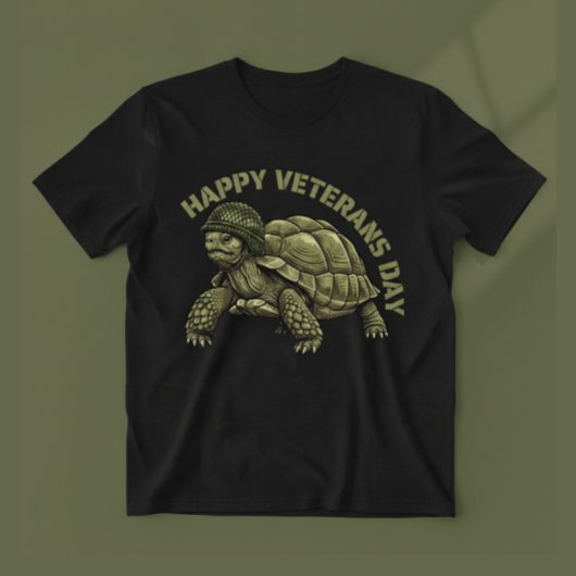 Old Veteran Turtle Tシャツ