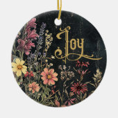 Old Victorian Floral Family Personalized セラミックオーナメント (正面)