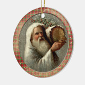 Old Victorian Rustic Family Personalized セラミックオーナメント (左)