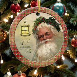 Old Victorian Rustic Family Personalized セラミックオーナメント