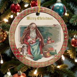 Old Victorian Rustic Family Personalized セラミックオーナメント