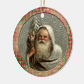 Old Victorian Rustic Family Personalized セラミックオーナメント (左)