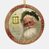 Old Victorian Rustic Family Personalized セラミックオーナメント (正面)