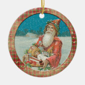 Old Victorian Rustic Family Personalized セラミックオーナメント (正面)