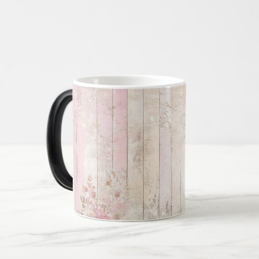 Old vintage paper valentines day モーフィングマグカップ (正面左)