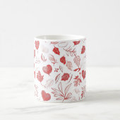 Old vintage paper valentines day モーフィングマグカップ (中央)