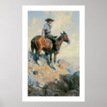 Old West Cowboy of the Plains Art Print Poster ポスター<br><div class="desc">Old West Cowboy of the Plains Art Print Poster 1906 Artist William Herbert Dunton (1878-1936)</div>