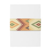 Old West Frontier Wedding Invitation Belly Band 招待状ベリーバンド (裏面例)