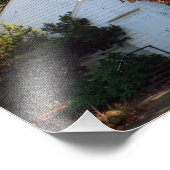 Old White Church in Autumn フォトプリント (角)