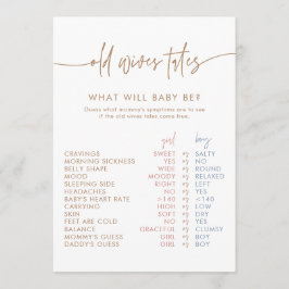 Old Wires Talesカード | Bohoジェンダーがゲームを明らかにする アドバイスカード