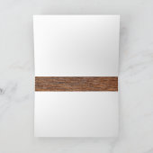 Old Wood Grainインタビューのカードをありがとう サンキューカード (内部)