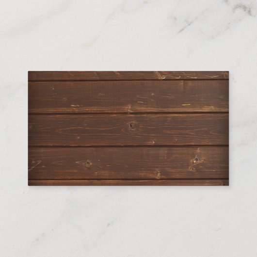 Old Wood String Lightsの結婚宿泊 エンクロージャーカード (裏面)