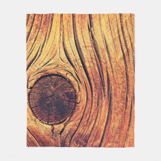 Old wooden texture as background. Vintage colorsst フリースブランケット