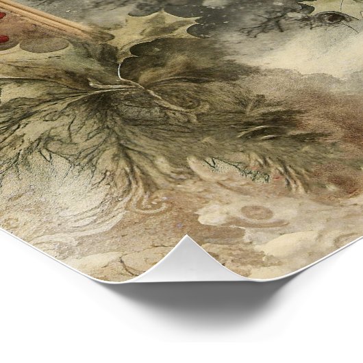 Old World Christmas Snowman ポスター (コーナー)