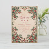 Old World Holly & Ivy 招待状 (スタンド正面)