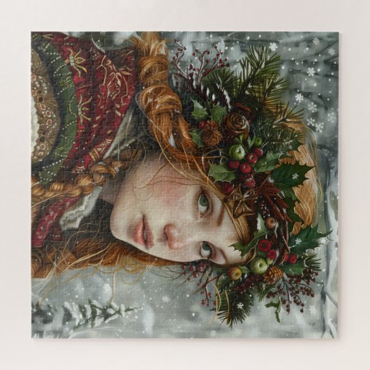 Old World Lady ジグソーパズル (横)