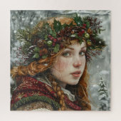 Old World Lady ジグソーパズル (縦)