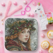 Old World Lady ペーパープレート (パーティー)