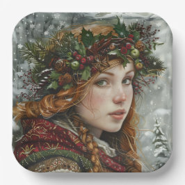 Old World Lady ペーパープレート