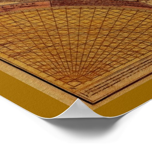 OLD WORLD MAPアートポスター ポスター (角)