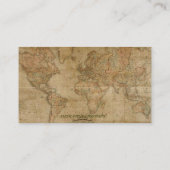 OLD WORLD MAPビジネス&プロファイルカード 名刺 (裏面)